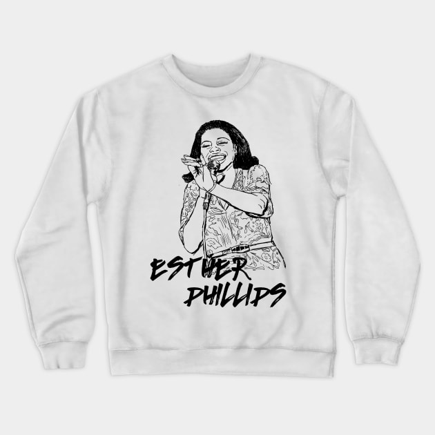 Esther Phillips Crewneck Sweatshirt by ThunderEarring